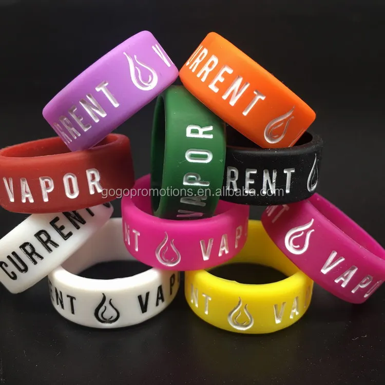 
2019 Hot sale colorful silicone vape mods bands for promotions online shopping canada 