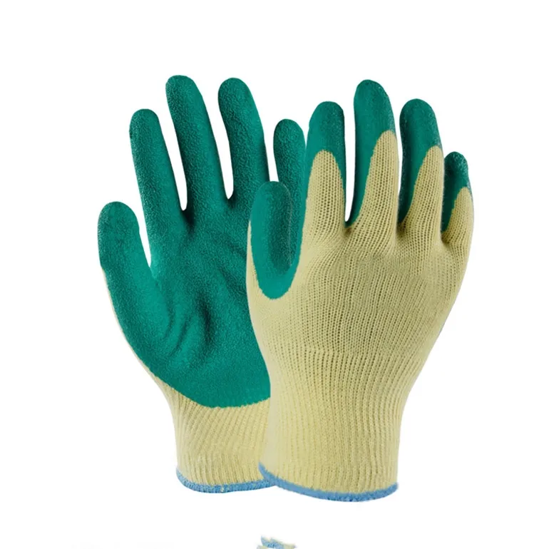 Rugged Wear Latex Palm Garden Work Gloves Wholesale