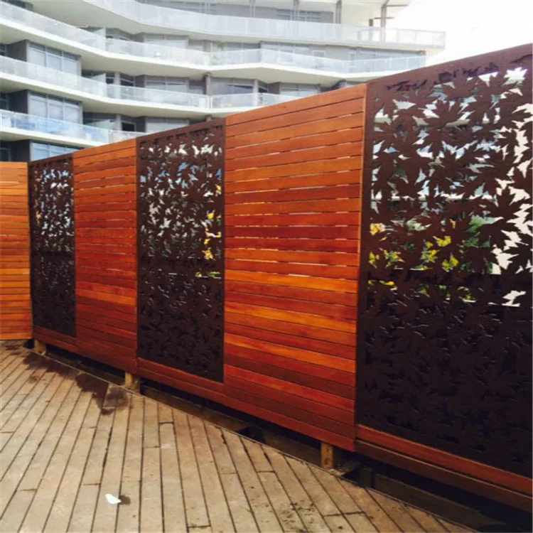 Metal fences partitions wall panels decorative metal screens