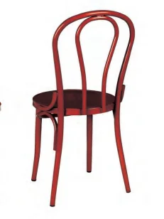 Wood Grain Stacking Dining Eco-friendly Restaurant Chair