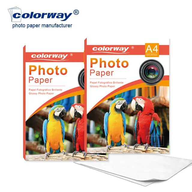 Inkjet papel fotografico 300gr 10x15 inkjet glossy photo paper