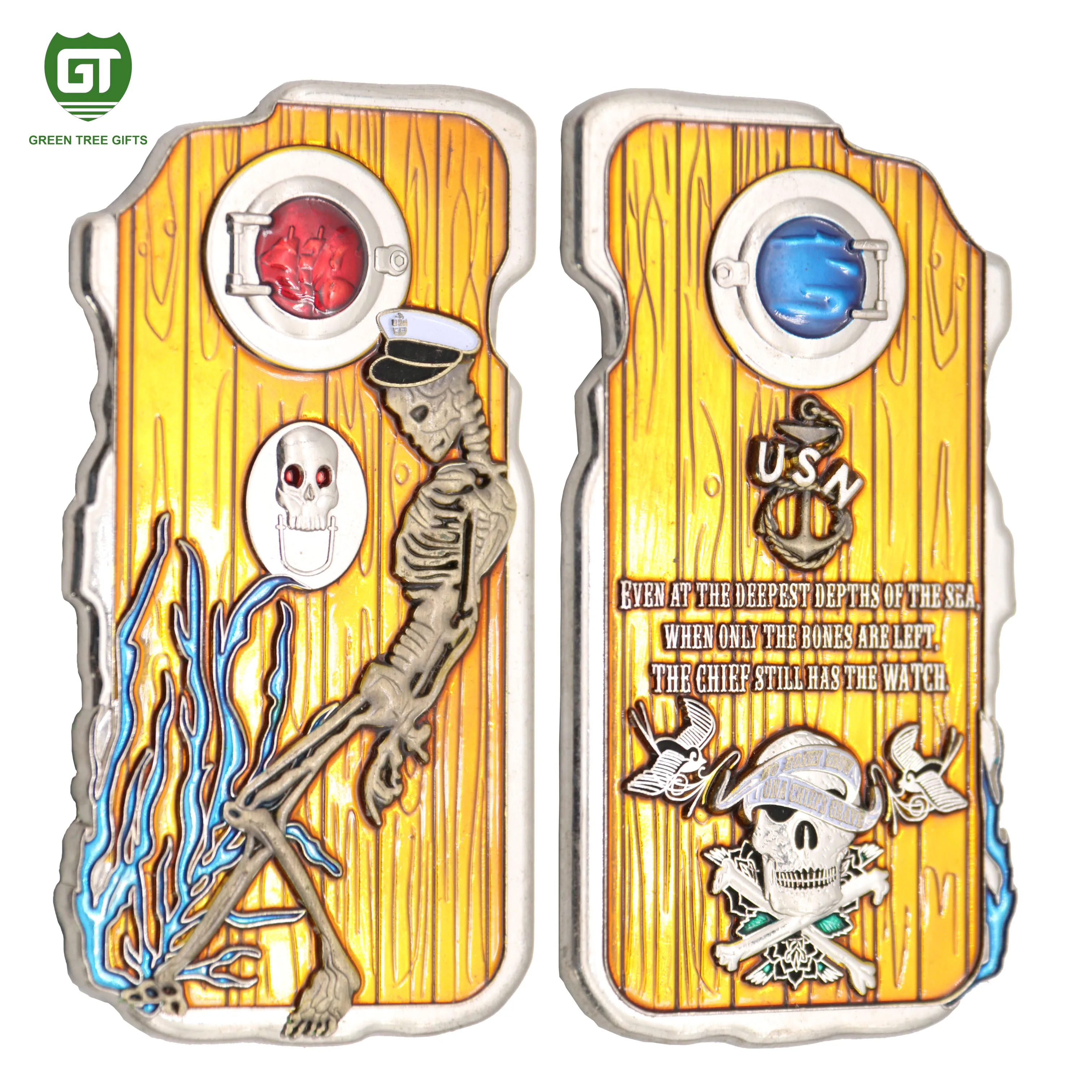 
Art Collectible Use Custom Blank Metal Antique Challenge Coin 