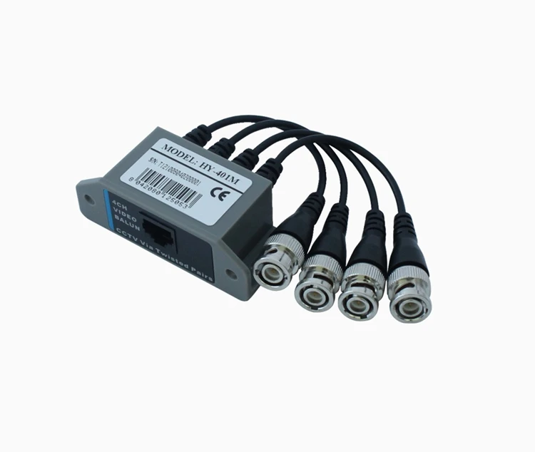 Видеонаблюдения ABS пластик 4-канальный UTP балун HY-401M