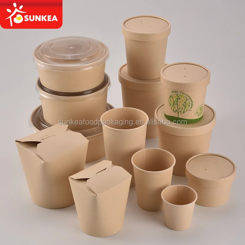 
Disposable microwavable take away biodegradable food packaging container 