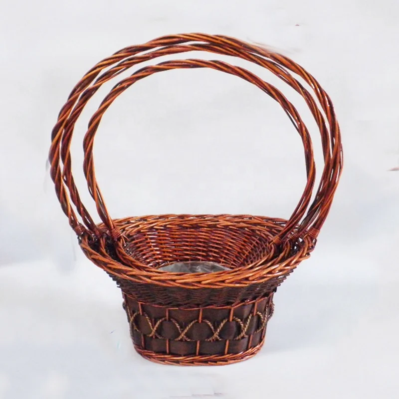 
Handmade Natural Baskets Small Wicker 