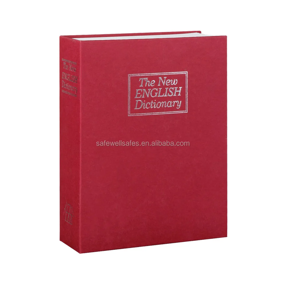 Safewell RW-801A Оптовая секретный скрытый металлический словарь Книга Сейф для дома и офиса