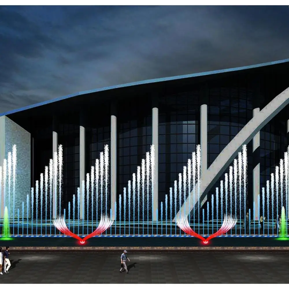 Фонтан музыки ландшафтный