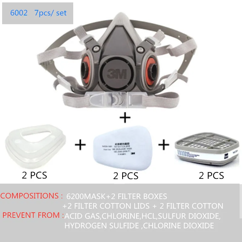 artificial  air purifying respirators  6200+6002/6003