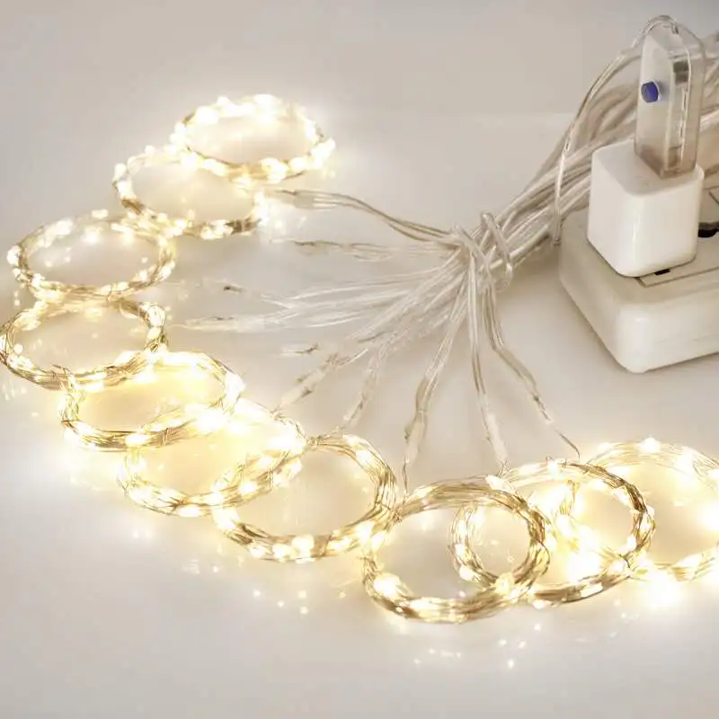 Led Rice Curtain Lights 300 LED USB Powered Fairy String Lights with Remote 8 Modes Twinkle Lights