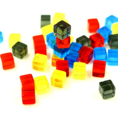 Leisure and entertainment products Acrylic  dice Acrylic Transparent Square Transparent Dice custom color Dice
