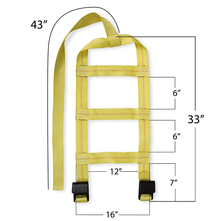 
LULU Tow Dolly Basket Straps with Flat Hooks Car Wheel Straps for Auto Hauling 