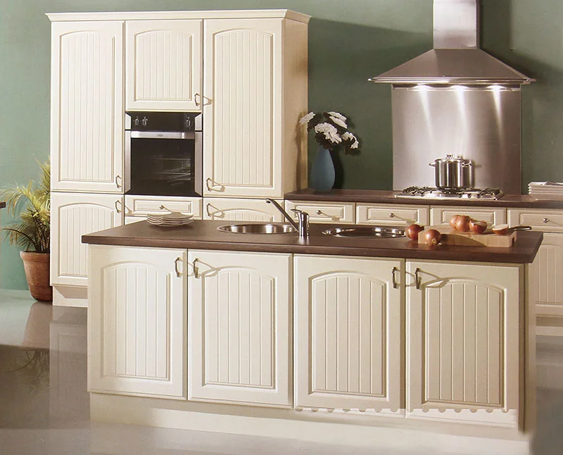  Индивидуальные Деревянные белые кухонные шкафы цена кухонная кабина из белой сосны