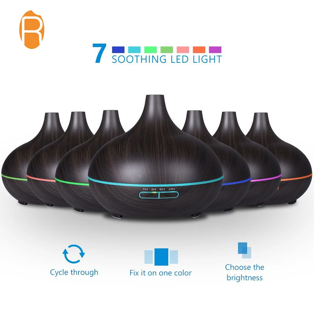 Новые китайские продукты для продажи дома ультразвуковой деревянный аромат увлажнителей диффузор