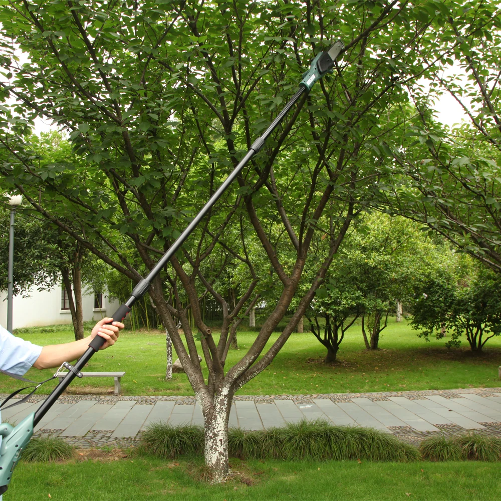 
18V Height Adjustable Handles pole chainsaw For Tree Branches 