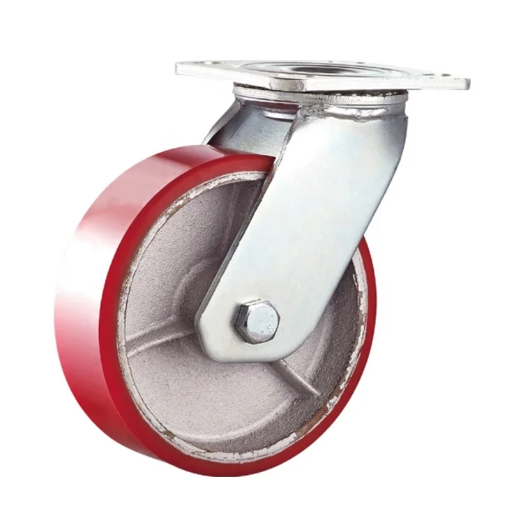 
Factory Supplier 100Mm Plastic Trolley Wheels 