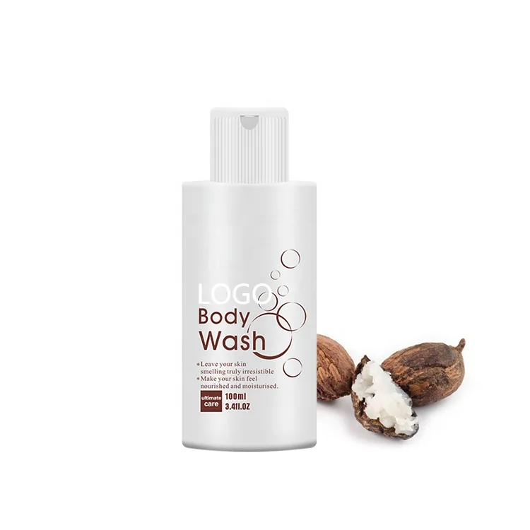 
Частная этикетка размера перемещения портативный отбеливающий и освежающий гель для душа и шампунь Природа с цветком 