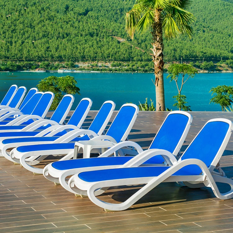 Регулируемое пластиковое пляжное кресло, сетчатый стул для бассейна