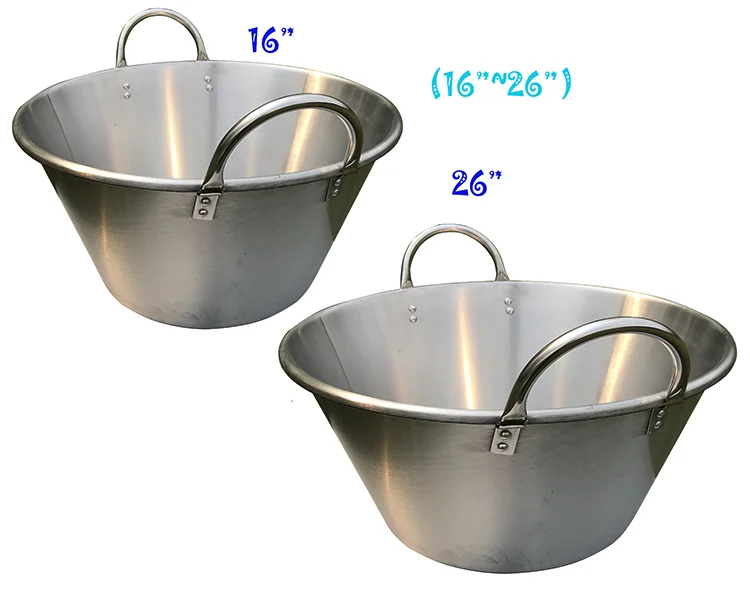 Food Grade Material Multipurpose  High Quality Large Size Stainless Steel Large Cooking Pot Set