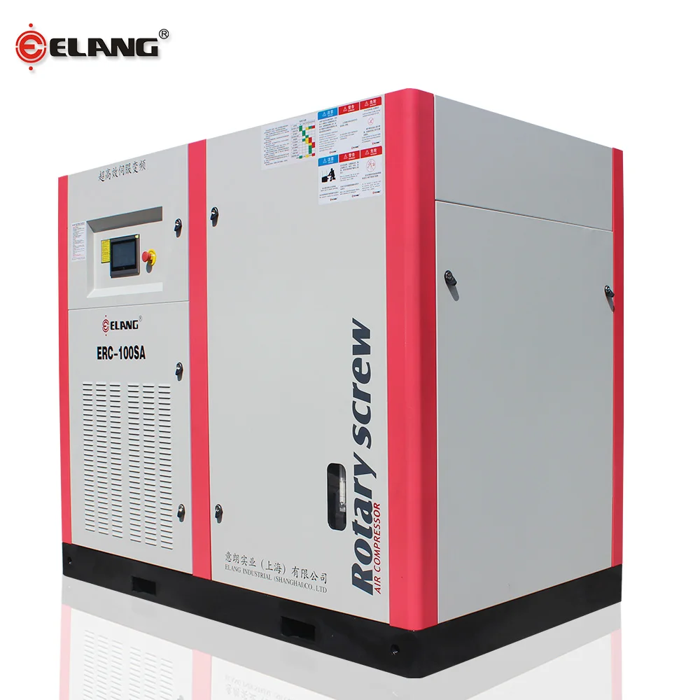 ELANG бесшумный постоянный магнитный сервопривод винт воздушный компрессор для промышленного оборудования