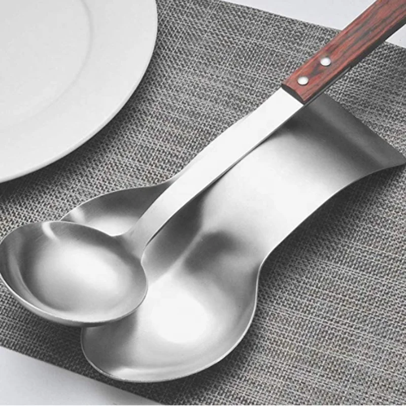 Товар R2-065 Лидер продаж и хорошее качество двусторонний стетоскоп из нержавеющей стали ложка держатель для отдыха