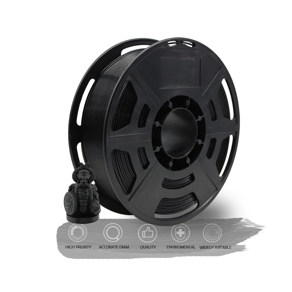 
premium black 3d printer filament pla 1.75mm plastic for 3d printer Exciting New 3D Printer Filaments 