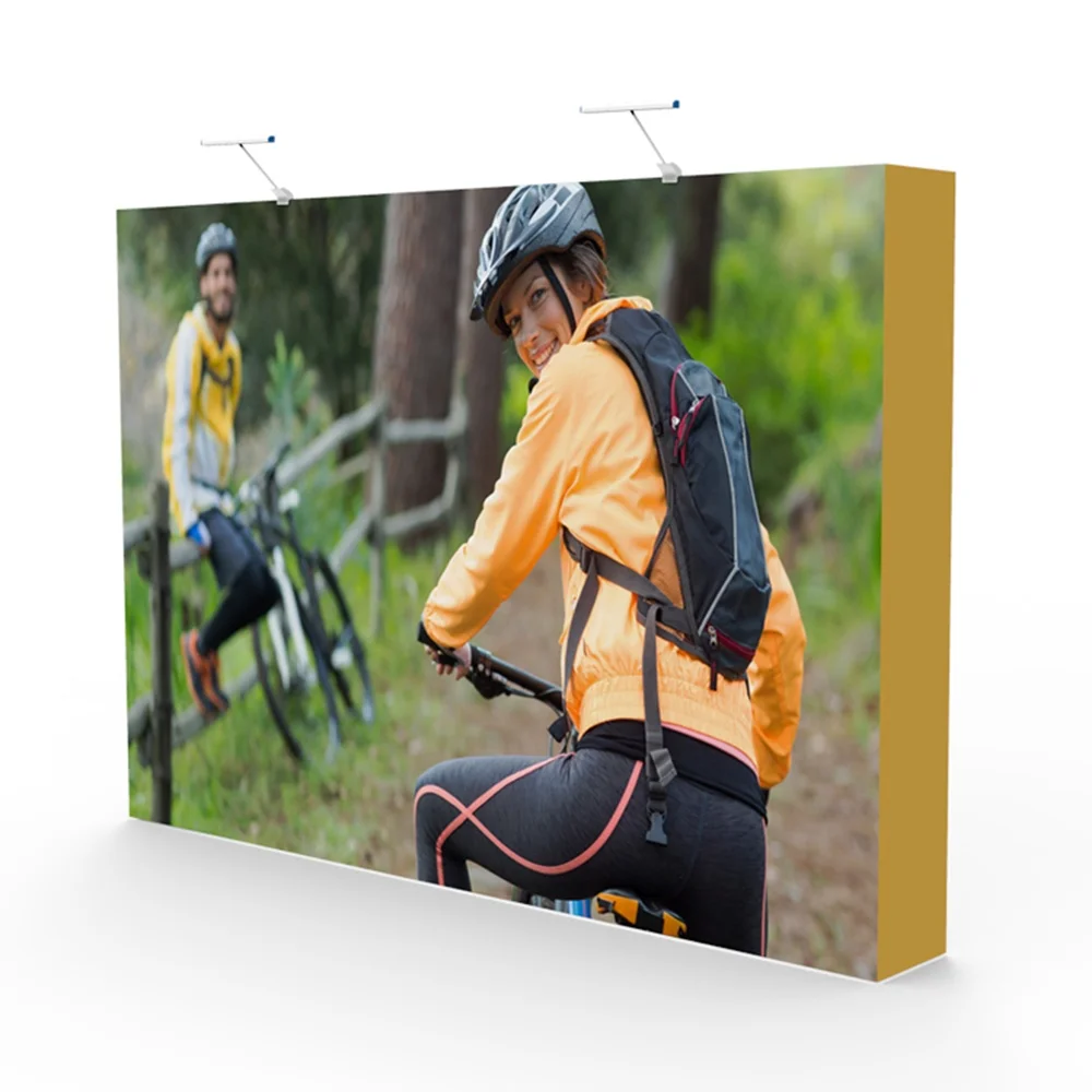 portable aluminium trade show backdrop pop up  display stand