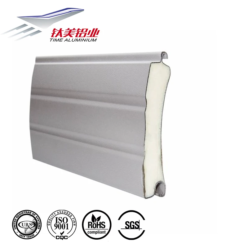 Powder coating aluminium roller shutter slat high quality rolling shutter profile for roll up door