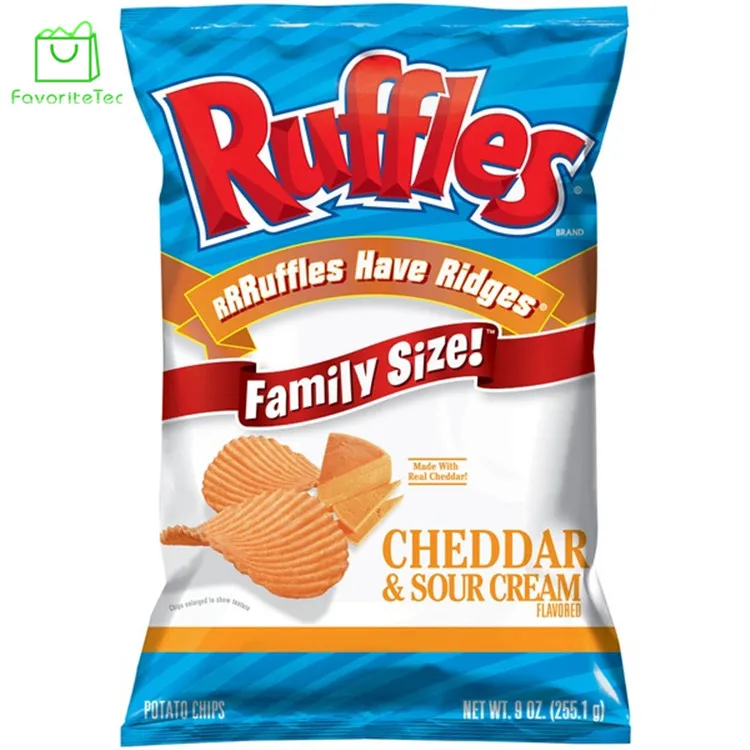 Eco friendly snack bag coconut chips packaging for potato chips