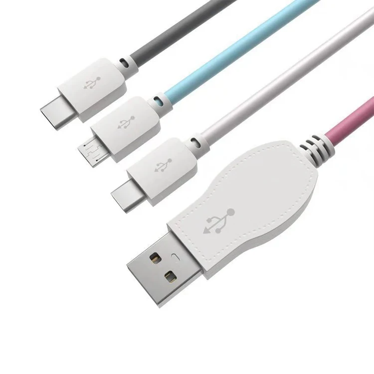 
2018 new fashion flash cable TPE material 8 pin 2.4A LED luminous light up fast data sync glow charger cable 