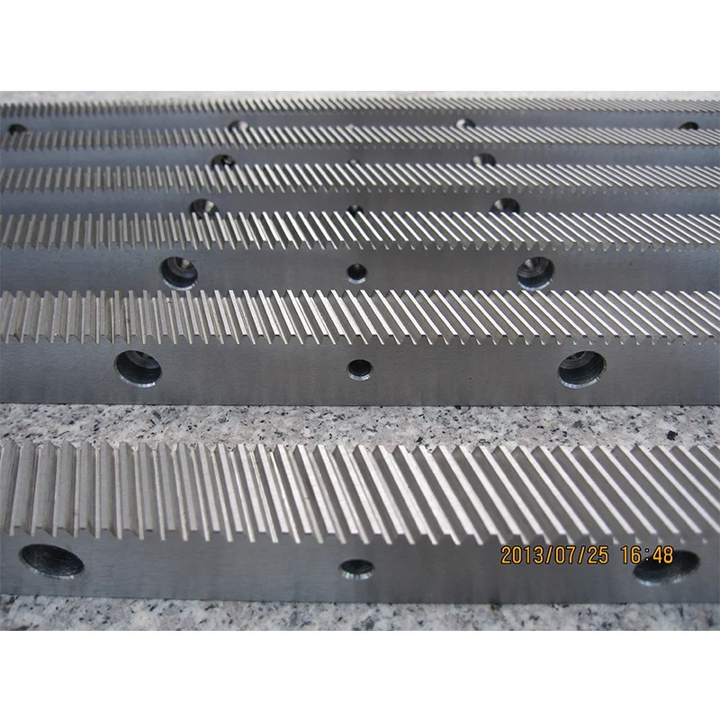 
High precision Metric Mechanism C8 steel router cnc rack pinion gear 