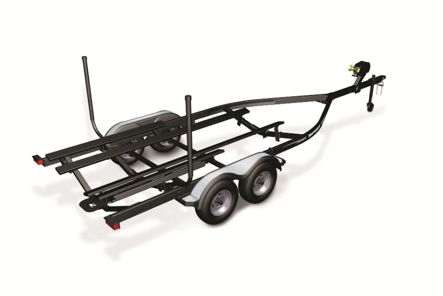 2019 new model Factory and Manufacturer Supply galvanized boat trailer with steel