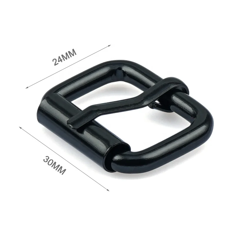 Factory Wholesale Custom Iron Metal Roller Pin Buckles for Belts and Bags