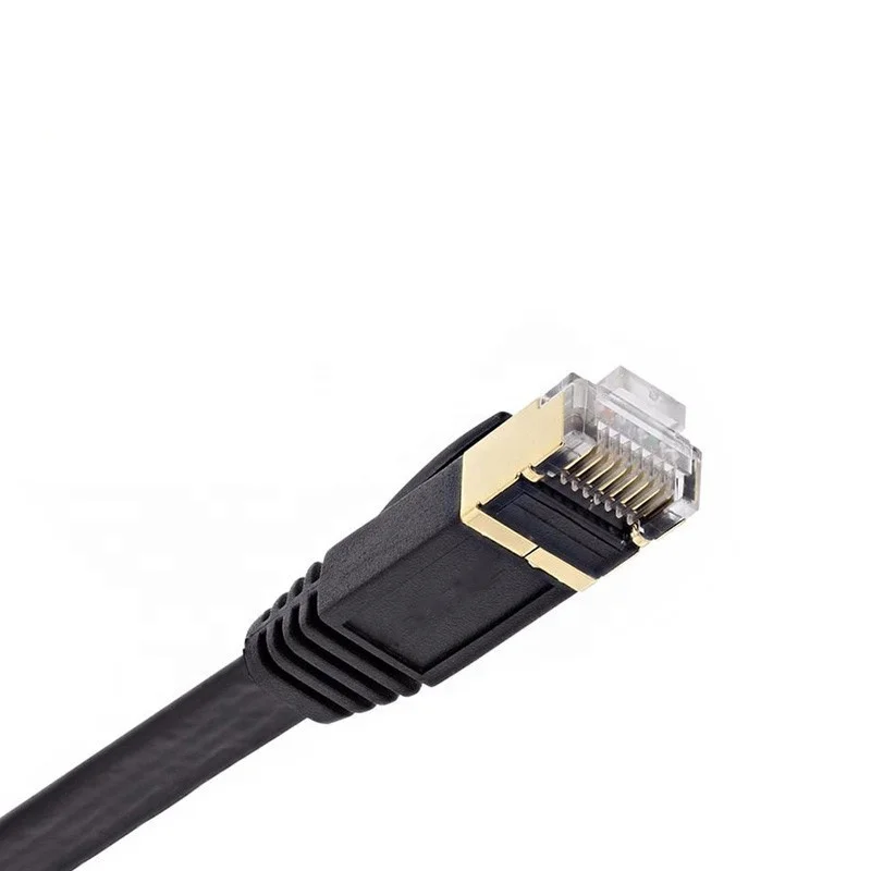 Высокое качество Cat7 без каблука 30AWG тонкий Ethernet Патч кабель Lan