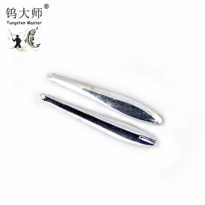 Different weight fishing tungsten spoon without hooks