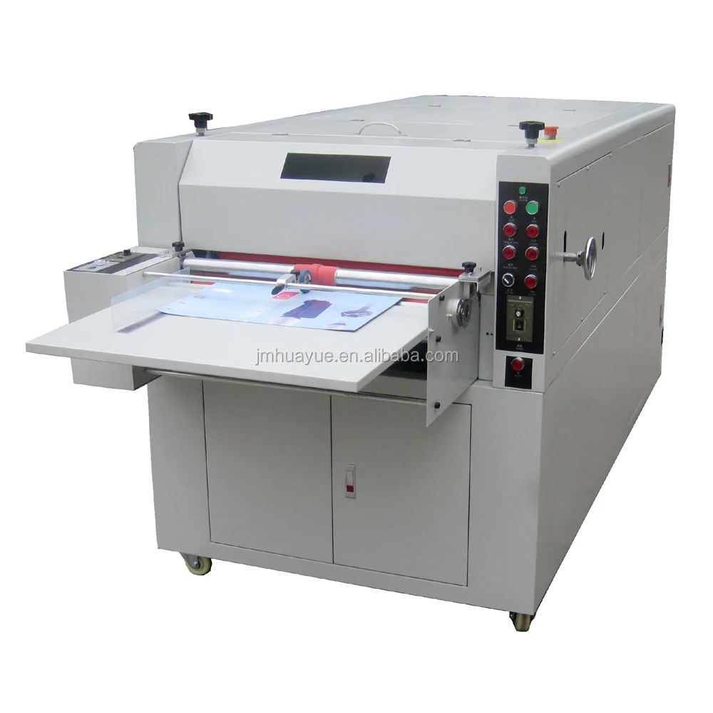 Semi Auto pattern uv varnish coating machine for paper