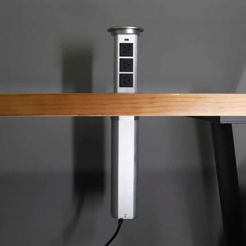 США/uk/eu/au Водонепроницаемый Автоматический Смарт выдвижной мощность временный стол разъем для кухня