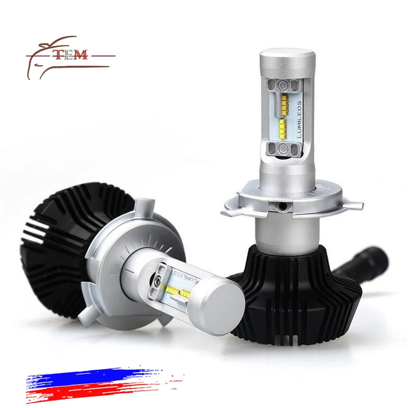 Высокое качество G7 светодио дный фары 50 W 6000LM philips зэс чипы светодио дный фар для автомобиля без вентилятора