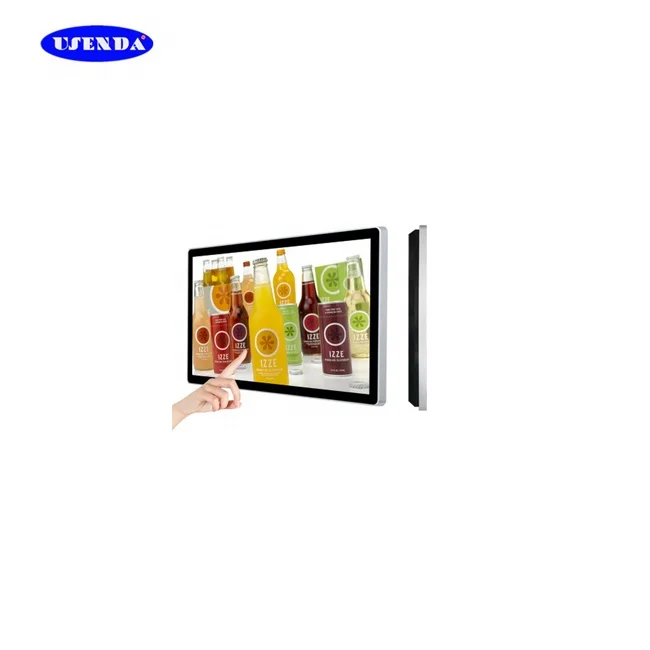 32 Inch Wall Mount Advertising Screen LCD Display For Elevator TV  Indoor Digital Ad Monitors