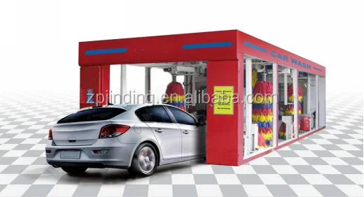 Full Automatic Tunnel Car Wash Machine For Fast Washing  CE