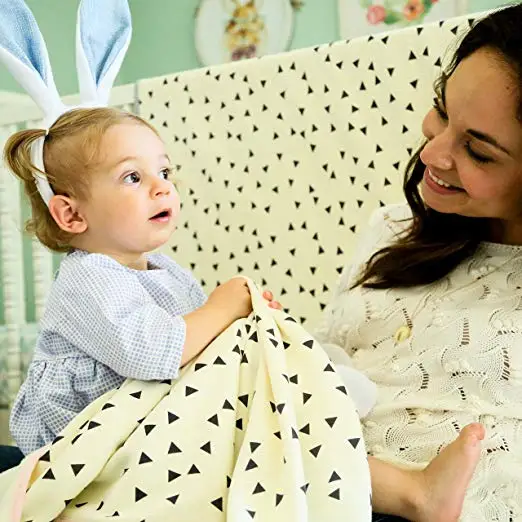 
New Fashion Anti-Pilling Mink Luxury Wool Bunny Plush Sublimation Quilt Receiving Blanket Newborn Baby 