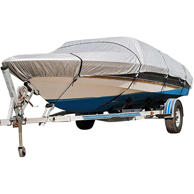 
Lightweight Waterproof Full Size Motorboat boat cover tent fits Hard Top/T-Top Boats 