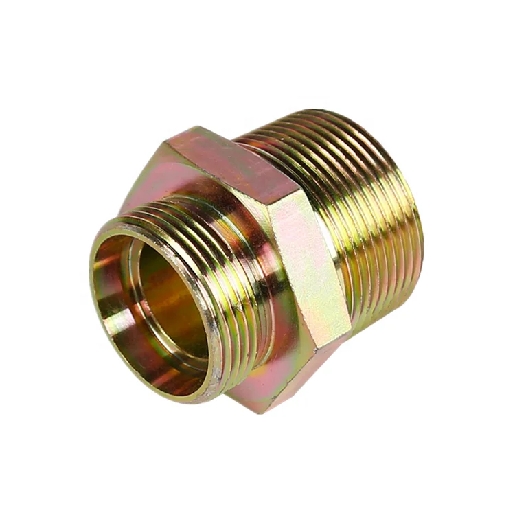 (QHH3734.2 ) Male connector-KEG malleable iron eo pipe fitting Straight fittings
