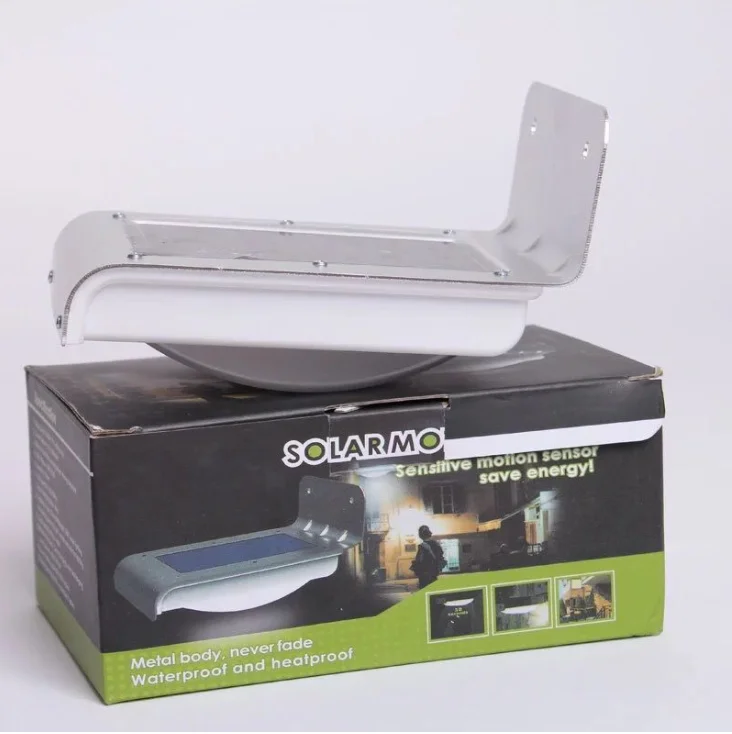 Solar Power Motion Sensor Garden Security Lamp 16 LED Solar Night Light as seen on TV low MOQ