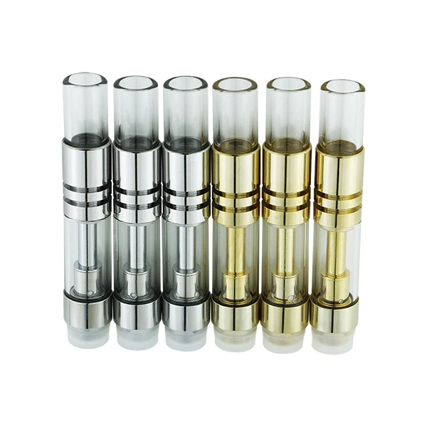 Cbd cartridge 0.5ml vape oil cartridges 510 ceramic coil glass tank atomizer factory direct sale