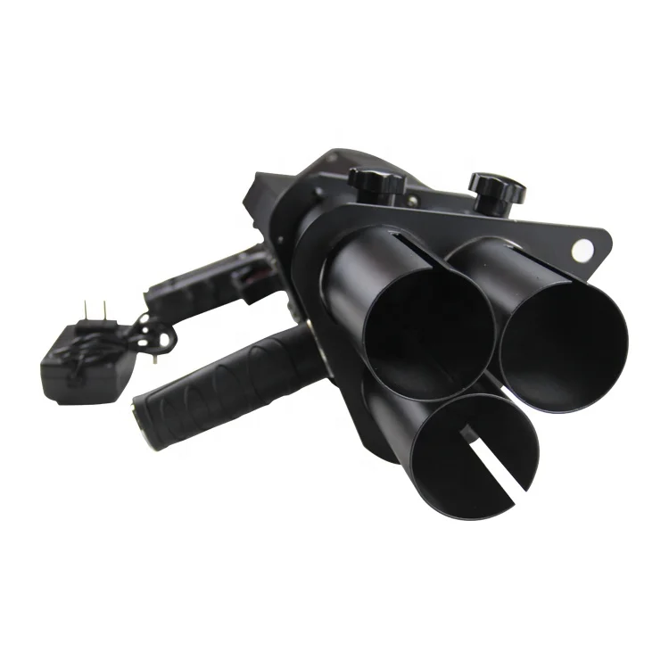 Ручной пистолет с 3 головками и конфетти