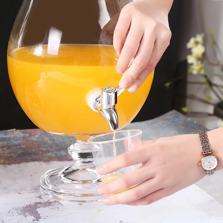 
Large Home Good Container Cap Lucid Drinking Big Glass Stash Jar 