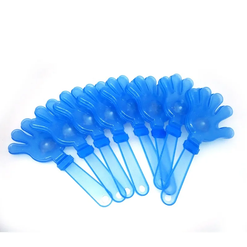Promotional Cheap Multi-Color  LED Colorful Plastic Hand Clapper Battery Operated Noise Maker LED Light Clapper For Concert