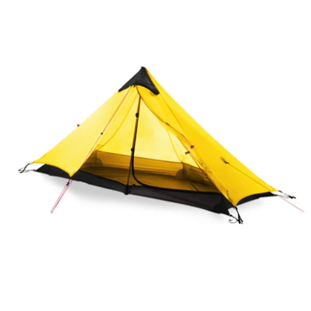 Ultra light Tents Double Layer camping pole support  waterproof single camping tent