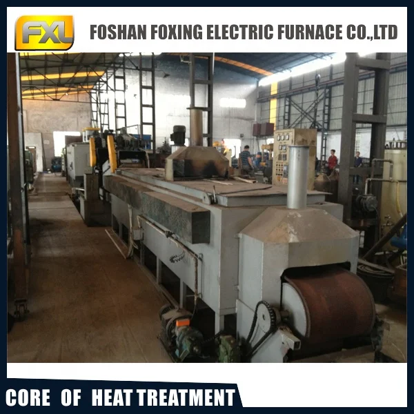 Continuous Muffle Mesh Belt Heat Treatment Furnace for screw