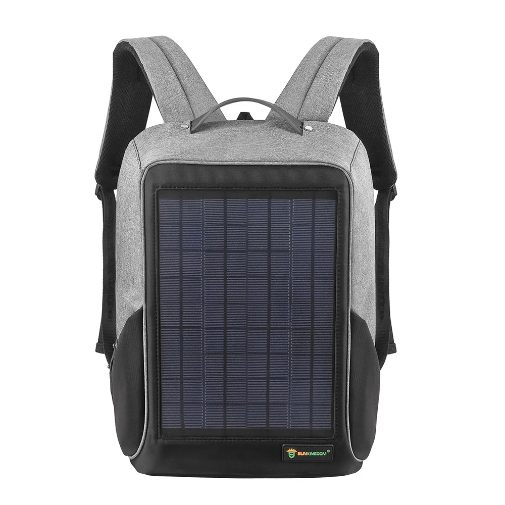 
2019 Latest Design Solar Bag Laptop Mochilas for Cell Phone,power Bank and Other Smart Devices Solar Panel Waterproof Polyester 